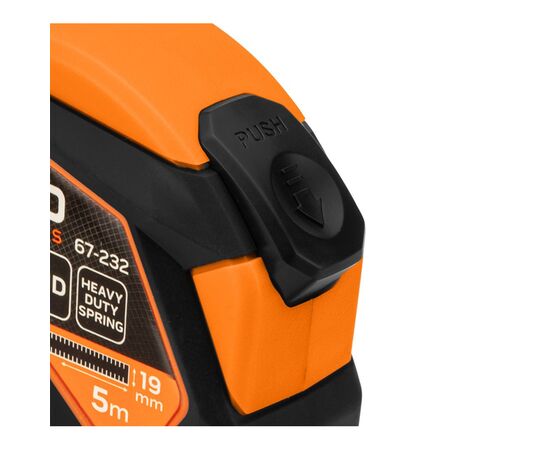 Рулетка Neo Tools 5мx19мм, с фиксатором сматывания, магнит (67-232), изображение 8 Рулетка Neo Tools 5мx19мм, с фиксатором сматывания, магнит (67-232), изображение 8