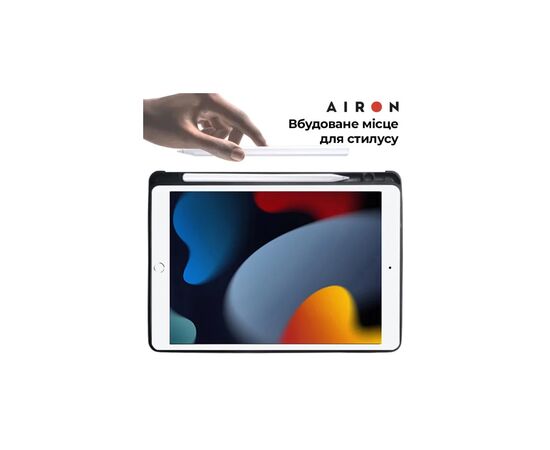 Чехол для планшета AirOn Premium iPad 10.2" 2019/2020/2021 7/8/9th Gen/Air 3 + Keyboard (4822352781144), изображение 4 Чехол для планшета AirOn Premium iPad 10.2" 2019/2020/2021 7/8/9th Gen/Air 3 + Keyboard (4822352781144), изображение 4