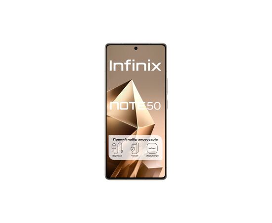 Мобильный телефон Infinix Note 50 8/256Gb Titanium Grey (4894947066382), изображение 2 Мобильный телефон Infinix Note 50 8/256Gb Titanium Grey (4894947066382), изображение 2
