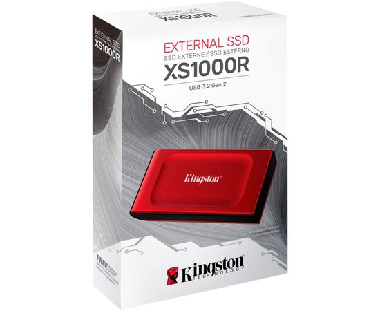 Накопитель SSD USB Type-C 2TB XS1000 Kingston (SXS1000R/2000GA), изображение 3 Накопитель SSD USB Type-C 2TB XS1000 Kingston (SXS1000R/2000GA), изображение 3