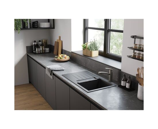 Мойка кухонная Hansgrohe S520-F480 + зміш. Focus M41 (43358800), изображение 3 Мойка кухонная Hansgrohe S520-F480 + зміш. Focus M41 (43358800), изображение 3