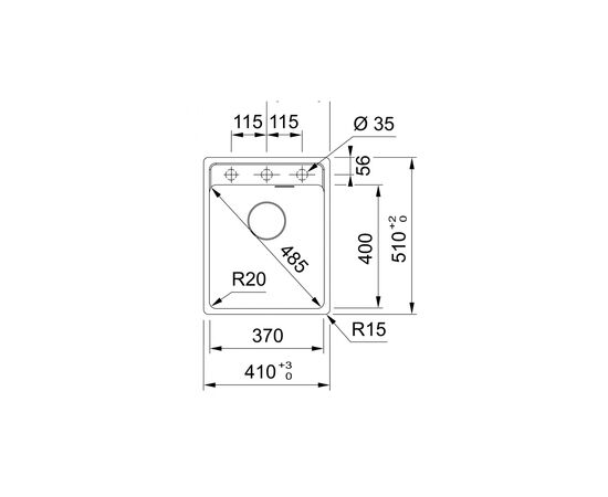 Мойка кухонная Franke Maris MRG 610-37 TL (114.0668.862), изображение 2 Мойка кухонная Franke Maris MRG 610-37 TL (114.0668.862), изображение 2