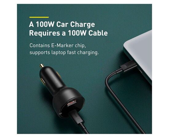 Зарядное устройство Baseus Superme Digital Display PPS Dual Quick Charger Car Charger black (TZCCZX-01), изображение 12 Зарядное устройство Baseus Superme Digital Display PPS Dual Quick Charger Car Charger black (TZCCZX-01), изображение 12