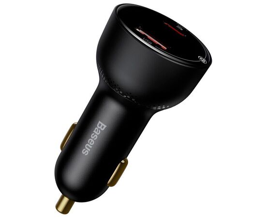 Зарядное устройство Baseus Superme Digital Display PPS Dual Quick Charger Car Charger black (TZCCZX-01), изображение 3 Зарядное устройство Baseus Superme Digital Display PPS Dual Quick Charger Car Charger black (TZCCZX-01), изображение 3