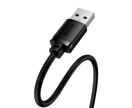 Дата кабель USB 2.0 AM/AF 1.5m cluster black Baseus (B00631101111-00), изображение 3 Дата кабель USB 2.0 AM/AF 1.5m cluster black Baseus (B00631101111-00), изображение 3