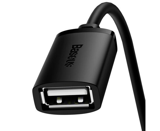 Дата кабель USB 2.0 AM/AF 1.5m cluster black Baseus (B00631101111-00), изображение 4 Дата кабель USB 2.0 AM/AF 1.5m cluster black Baseus (B00631101111-00), изображение 4