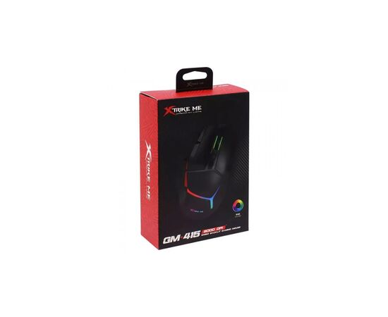 Мышка Xtrike ME GM-415 RGB USB Black (GM-415), изображение 4 Мышка Xtrike ME GM-415 RGB USB Black (GM-415), изображение 4