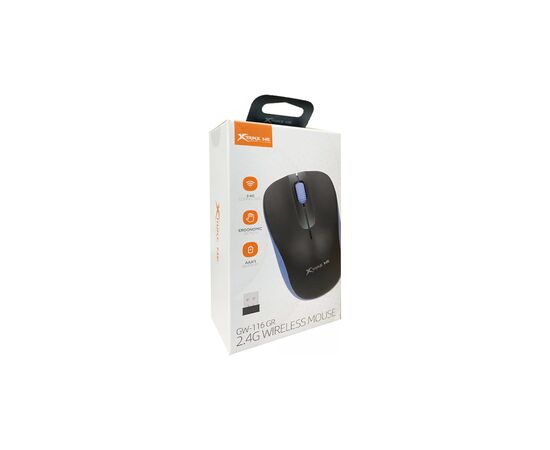 Мышка Xtrike ME GW-116 Wireless Grey (GW-116GY), изображение 3 Мышка Xtrike ME GW-116 Wireless Grey (GW-116GY), изображение 3