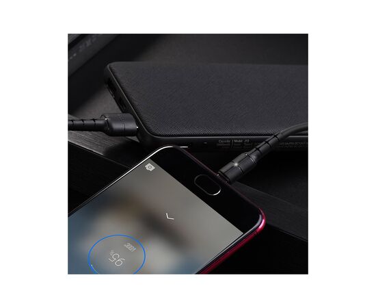 Дата кабель USB 2.0 AM to Micro 5P 1.0m Star Charging X30 black HOCO (6957531091141), изображение 4 Дата кабель USB 2.0 AM to Micro 5P 1.0m Star Charging X30 black HOCO (6957531091141), изображение 4