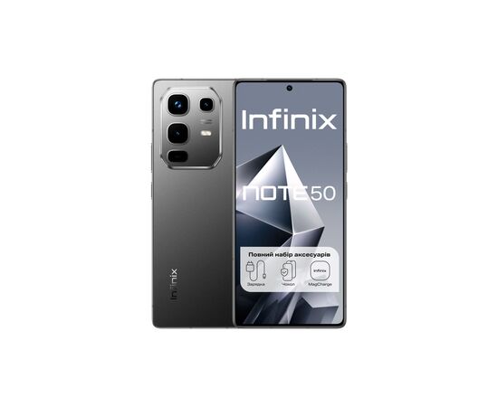 Мобильный телефон Infinix Note 50 8/256Gb Shadow Black (4894947066412)