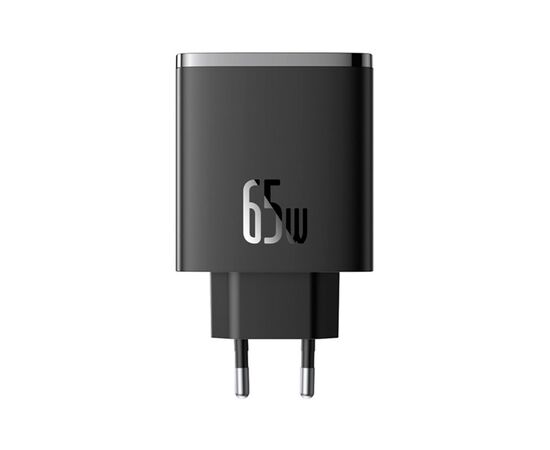 Зарядний пристрій Baseus Cube Pro Fast Charger 2C+U 65W black (P10152301113-00), зображення 4 Зарядний пристрій Baseus Cube Pro Fast Charger 2C+U 65W black (P10152301113-00), зображення 4