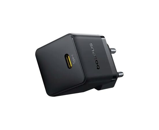 Зарядний пристрій Baseus Palm Fast Charger 1C 20W + Cable 1.0m Type-C 60W black (P10111602113-01), зображення 2 Зарядний пристрій Baseus Palm Fast Charger 1C 20W + Cable 1.0m Type-C 60W black (P10111602113-01), зображення 2
