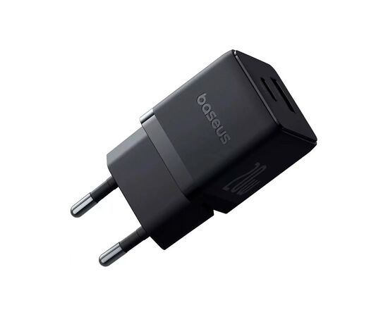 Зарядний пристрій Baseus Palm Fast Charger C+U 20W black (P10111608113-00), зображення 4 Зарядний пристрій Baseus Palm Fast Charger C+U 20W black (P10111608113-00), зображення 4