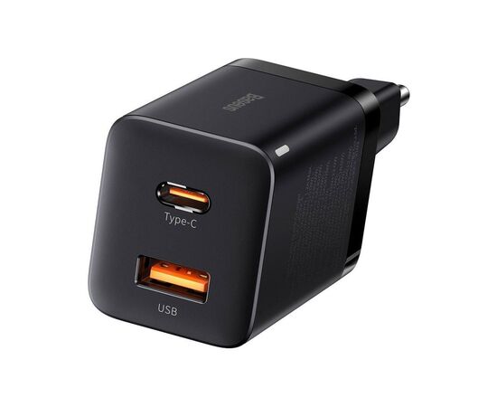Зарядное устройство Baseus Super Si Pro Quick Charger C+U 30W black (CCSUPP-E01)