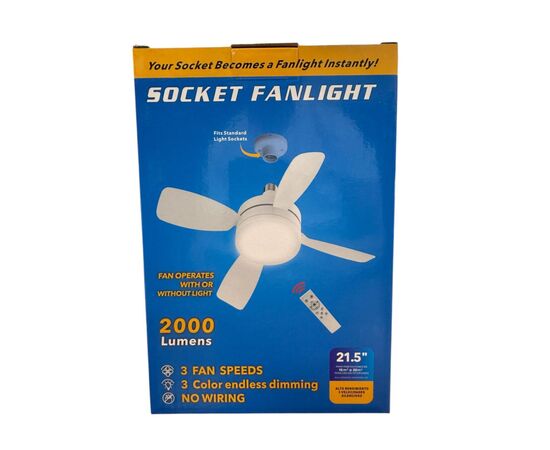 Вентилятор XoKo LED Socket Fanlight 2000 (XK-SFL-2000), изображение 5 Вентилятор XoKo LED Socket Fanlight 2000 (XK-SFL-2000), изображение 5