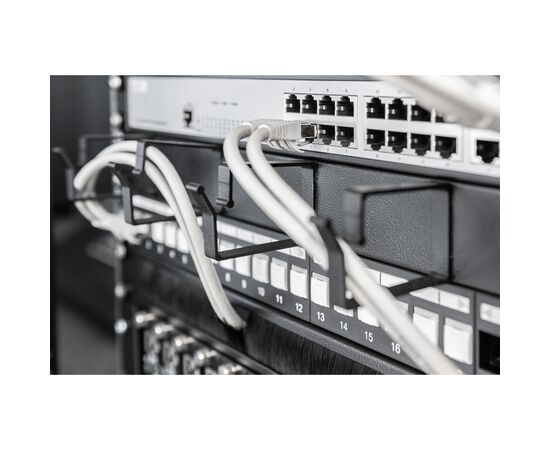 Кабельный организатор 19" 1U 5x cable rings 40x60mm Digitus (DN-97602), изображение 5 Кабельный организатор 19" 1U 5x cable rings 40x60mm Digitus (DN-97602), изображение 5