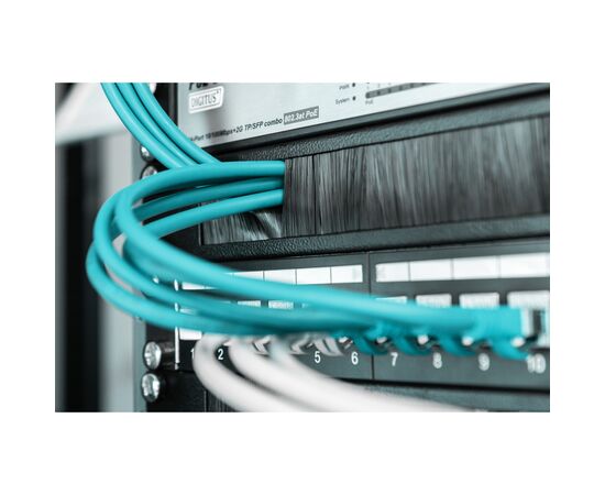 Кабельный организатор 19" 1U со щеткой Digitus (DN-97661), изображение 7 Кабельный организатор 19" 1U со щеткой Digitus (DN-97661), изображение 7