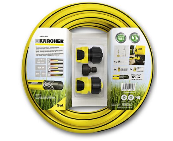 Шланг для поливу Karcher з комплект для підключення до мінімийок 3/4", 10м (2.645-156.0)