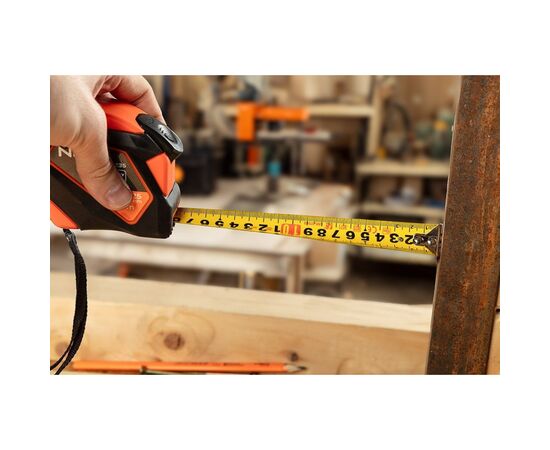 Рулетка Neo Tools 10мx25мм, с фиксатором сматывания, магнит (67-235), изображение 2 Рулетка Neo Tools 10мx25мм, с фиксатором сматывания, магнит (67-235), изображение 2