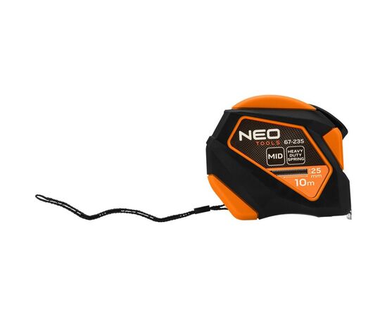 Рулетка Neo Tools 10мx25мм, с фиксатором сматывания, магнит (67-235), изображение 9 Рулетка Neo Tools 10мx25мм, с фиксатором сматывания, магнит (67-235), изображение 9