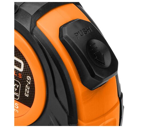 Рулетка Neo Tools 5мx25мм, с фиксатором сматывания (67-223), изображение 10 Рулетка Neo Tools 5мx25мм, с фиксатором сматывания (67-223), изображение 10