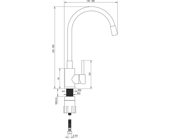 Мийка кухонна Deante Evora ZQJ_X103 + зміш. BOC_X72M (ZQJN5103), зображення 2 Мийка кухонна Deante Evora ZQJ_X103 + зміш. BOC_X72M (ZQJN5103), зображення 2