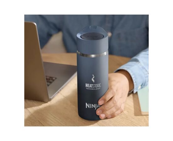 Термокружка Ninja Sip Perfect Travel Mug 400 ml Navy (DW1603EUUKNV), изображение 6 Термокружка Ninja Sip Perfect Travel Mug 400 ml Navy (DW1603EUUKNV), изображение 6
