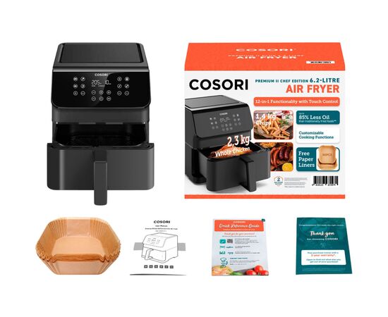 Мультипечь Cosori Premium II Chef Edition (KAAPAFCSNEU0198Y), изображение 7 Мультипечь Cosori Premium II Chef Edition (KAAPAFCSNEU0198Y), изображение 7