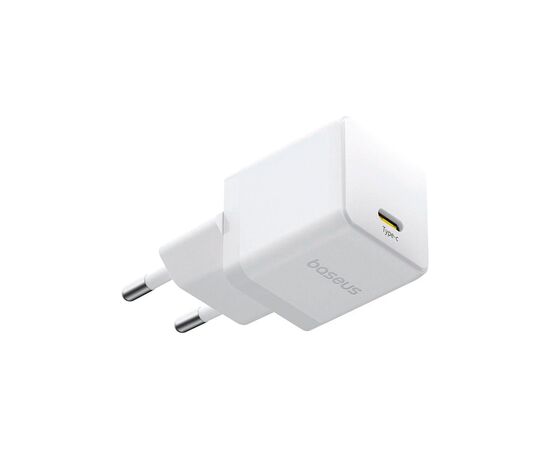 Зарядное устройство Baseus Palm Fast Charger 1C 20W + Cable 1.0m Type-C 60W white (P10111602213-01), изображение 2 Зарядное устройство Baseus Palm Fast Charger 1C 20W + Cable 1.0m Type-C 60W white (P10111602213-01), изображение 2