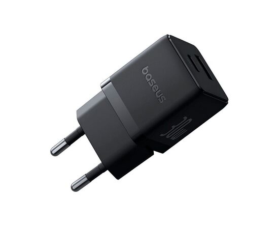 Зарядний пристрій Baseus Palm Fast Charger C+U 30W cluster black (P1011160A113-00), зображення 5 Зарядний пристрій Baseus Palm Fast Charger C+U 30W cluster black (P1011160A113-00), зображення 5