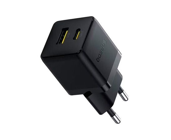 Зарядное устройство Baseus Palm Fast Charger C+U 30W cluster black (P1011160A113-00)