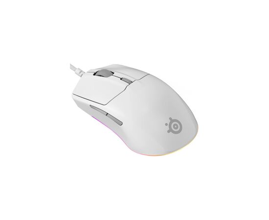 Мышка SteelSeries Rival 3 Gen 2 RGB White (62516), изображение 2 Мышка SteelSeries Rival 3 Gen 2 RGB White (62516), изображение 2