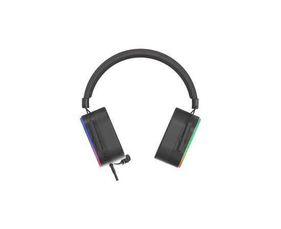 Наушники Xtrike ME GH-606 XBOX/PS/PC USB+3.5 мм RGB Black (GH-606), изображение 3