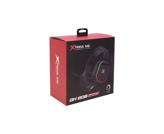Наушники Xtrike ME GH-606 XBOX/PS/PC USB+3.5 мм RGB Black (GH-606), изображение 4