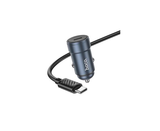 Зарядное устройство HOCO HOCO Z57 Glorious single-port USB-C PD30W + cable USB-C Metal Gray (6942007633086), изображение 4 Зарядное устройство HOCO HOCO Z57 Glorious single-port USB-C PD30W + cable USB-C Metal Gray (6942007633086), изображение 4
