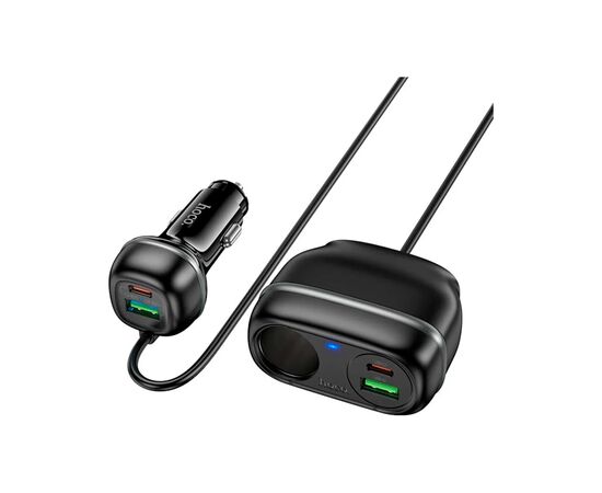 Зарядное устройство HOCO HOCO Z59A Rank 96W 2xUSB + 2xUSB Black (6942007641517), изображение 2 Зарядное устройство HOCO HOCO Z59A Rank 96W 2xUSB + 2xUSB Black (6942007641517), изображение 2