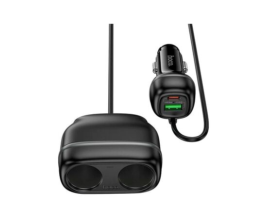 Зарядное устройство HOCO HOCO Z59A Rank 96W 2xUSB + 2xUSB Black (6942007641517), изображение 3 Зарядное устройство HOCO HOCO Z59A Rank 96W 2xUSB + 2xUSB Black (6942007641517), изображение 3