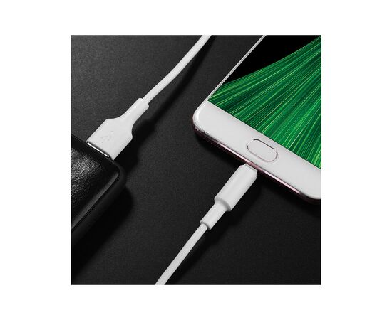 Дата кабель USB 2.0 AM to Micro 5P 1.0m 2A PVC X25 white HOCO (6957531080138), изображение 6 Дата кабель USB 2.0 AM to Micro 5P 1.0m 2A PVC X25 white HOCO (6957531080138), изображение 6