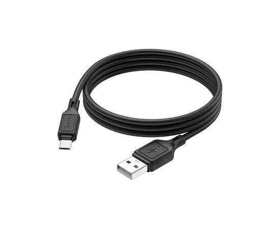 Дата кабель USB 2.0 AM to Micro 5P 1.0m Cool silicone X90 black HOCO (6931474788429), изображение 4 Дата кабель USB 2.0 AM to Micro 5P 1.0m Cool silicone X90 black HOCO (6931474788429), изображение 4