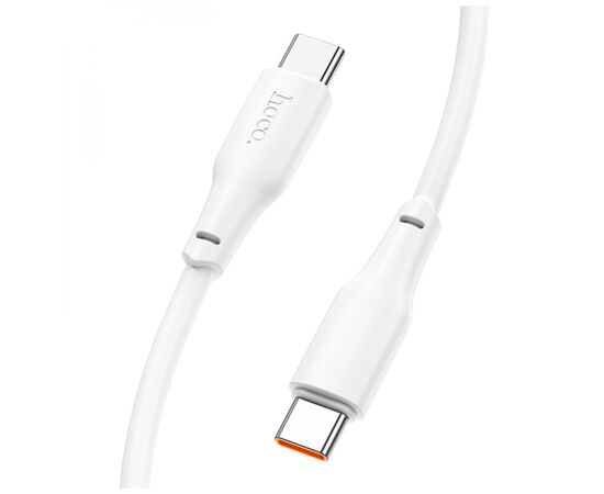 Дата кабель USB-C to USB-C 1.0m 100W TPE X93 white HOCO (6931474790712), изображение 3 Дата кабель USB-C to USB-C 1.0m 100W TPE X93 white HOCO (6931474790712), изображение 3