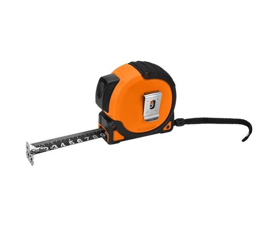 Рулетка Neo Tools Super Black, 5мx25мм, с фиксатором сматывания, магнит (67-243), изображение 5 Рулетка Neo Tools Super Black, 5мx25мм, с фиксатором сматывания, магнит (67-243), изображение 5