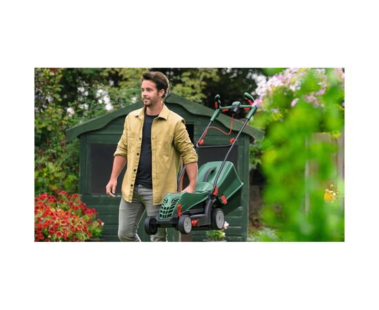 Газонокосилка Bosch UniversalRotak 37-555 1400Вт, 37см, 40л, 27-50мм, 15.5кг (0.600.8A6.501), изображение 2 Газонокосилка Bosch UniversalRotak 37-555 1400Вт, 37см, 40л, 27-50мм, 15.5кг (0.600.8A6.501), изображение 2