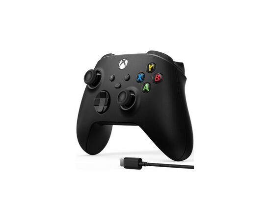 Геймпад Microsoft Wireless Controller Carbon Black + USB Type-C (1V8-00002), изображение 2 Геймпад Microsoft Wireless Controller Carbon Black + USB Type-C (1V8-00002), изображение 2