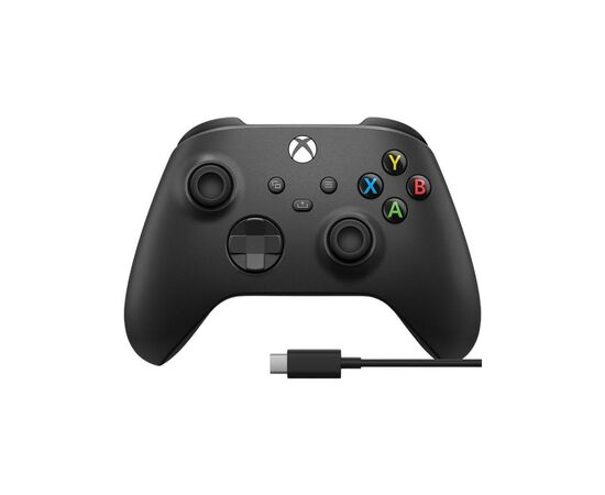 Геймпад Microsoft Wireless Controller Carbon Black + USB Type-C (1V8-00002)