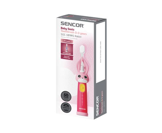Электрическая зубная щетка Sencor SOC 0811RS, изображение 4 Электрическая зубная щетка Sencor SOC 0811RS, изображение 4