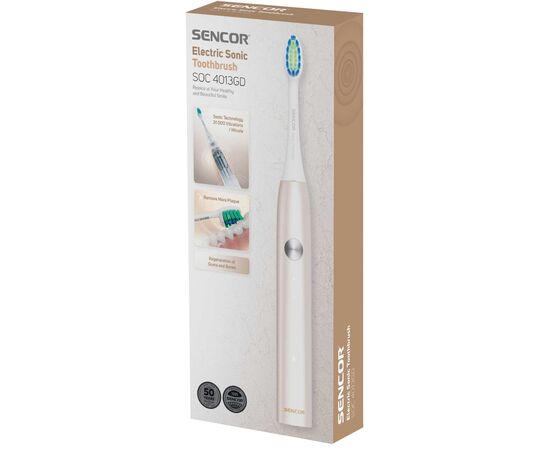 Электрическая зубная щетка Sencor SOC 4013GD, изображение 2 Электрическая зубная щетка Sencor SOC 4013GD, изображение 2