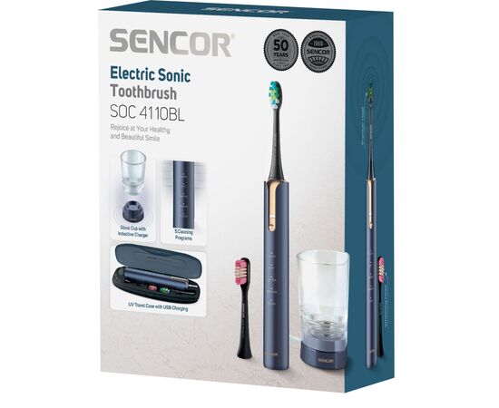 Электрическая зубная щетка Sencor SOC 4110BL, изображение 9 Электрическая зубная щетка Sencor SOC 4110BL, изображение 9