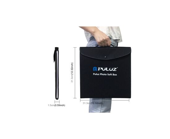 Софтбокс Puluz Софтбокс Puluz PU5130 30x30x30 см (PU5130), изображение 3 Софтбокс Puluz Софтбокс Puluz PU5130 30x30x30 см (PU5130), изображение 3