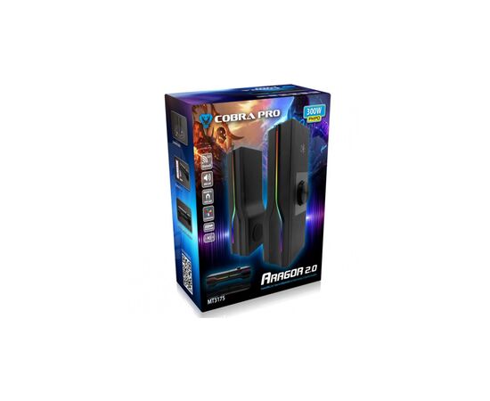 Акустическая система Media-Tech Aragor RGB Light Black (MT3175), изображение 5 Акустическая система Media-Tech Aragor RGB Light Black (MT3175), изображение 5