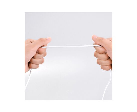 Дата кабель USB 2.0 AM to Micro 5P 1.0m 2.4A PVC X1 white HOCO (6957531032038), изображение 3 Дата кабель USB 2.0 AM to Micro 5P 1.0m 2.4A PVC X1 white HOCO (6957531032038), изображение 3